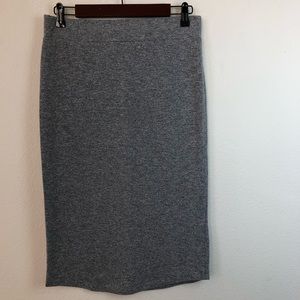 Monrow Gray Stretch Pencil Skirt Size Small